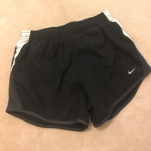 Black Nike tempo shorts